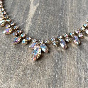 Aurora Borealis Swarovski Crystal Necklace